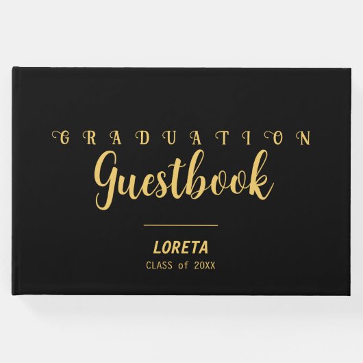 Graduierungsparty Gästebuch (Vorderseite)