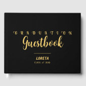 Graduierungsparty Gästebuch (Vorderseite)