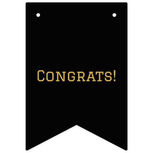 Graduierungsparty-Jagdfahnen Wimpelkette (Zweite Fahne)