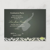Graduierungsparty lädt Postkarten ein (Rückseite)