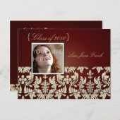 Graduierungsparty lädt Postkarten ein (Vorne/Hinten)