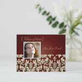 Graduierungsparty lädt Postkarten ein (Stehend Vorderseite)