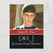 Graduierungsparty lädt Postkarten ein (Vorderseite)