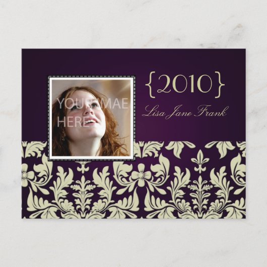 Graduierungsparty lädt Postkarten ein (Vorderseite)