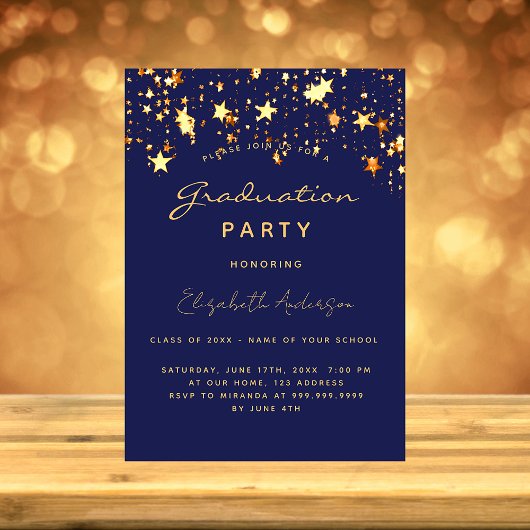 Graduierungsparty Marinesoldaten Einladung