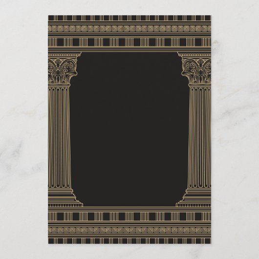 Graduierungsparty mit CUSTOM FARBTempel Einladung (Rückseite)