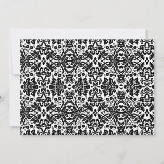 Graduierungsparty mit Foto - Goldschwarz Einladung (Rückseite)