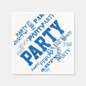 Graduierungsparty Muster Napkins Serviette (Vorderseite)