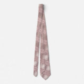 Graduierungsparty Neck Tie Rose Gold Blush Tropfen Krawatte (Rückseite)