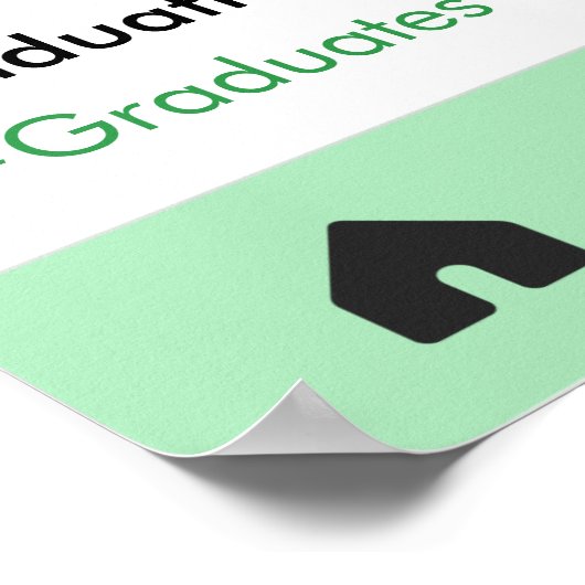 Graduierungsparty Prop Foto-Kabinenkabine Frame De Poster (Ecke)