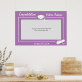 Graduierungsparty Prop Foto-Standrahmen Poster (Küche)