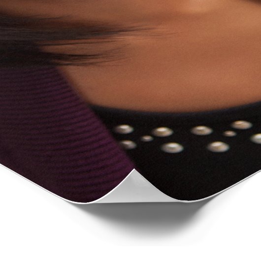 Graduierungsparty Rose Goldene Sterne Foto 2025 Poster (Ecke)