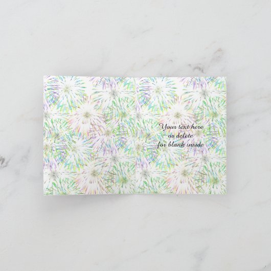 Graduierungspauschale Dankeschön Karte (Innenseite)