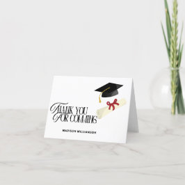 Graduierungspauschale Dankeskarte