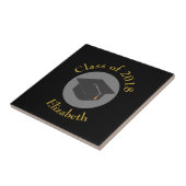 Graduierungspauschale für die schwarze Klasse von  Fliese (Seite)