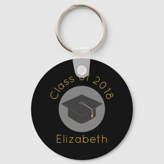 Graduierungspauschale für schwarze Klasse mit 20xx Schlüsselanhänger (Vorderseite)