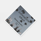 Graduierungspauschale | Personalisiert Serviette (Ecke)