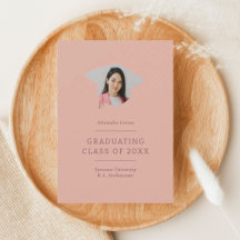 Graduierungspauschale Rosa Maroon 1 Foto Abschluss