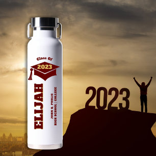 Graduierungspauschale - Tassel Dk Red Gold Class o Trinkflasche