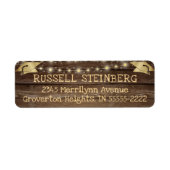 Graduierungsstreifen Rustikale Holzsäulenleuchten (Vorne)