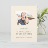 Graduierungsstufe Green 1 Foto Abschluss Ankündigung (Stehend Vorderseite)