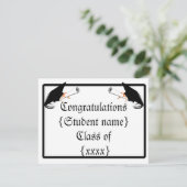 Graduierungsstufe mit Diplom Einladung (Stehend Vorderseite)