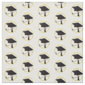 Graduierungsstufe mit Diplom Stoff (Muster)