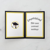 Graduierungsstufe und Diplom Karte (Innenseite)