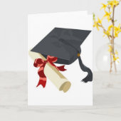 Graduierungsstufe und Diplom Karte (Gelbe Blume)