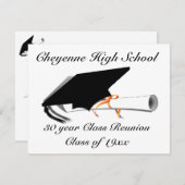 Graduierungsstufe - Wiedersehen in der High School Ankündigung (Vorne/Hinten)