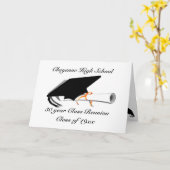 Graduierungsstufe - Wiedersehen in der High School Karte (Gelbe Blume)