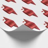 Graduierungstafel Red Geschenkpapier (Ecke)