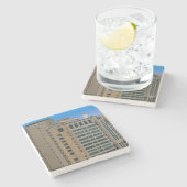 Grady Hospital Atlanta, Grady Hospital Steinuntersetzer (Seitenansicht)