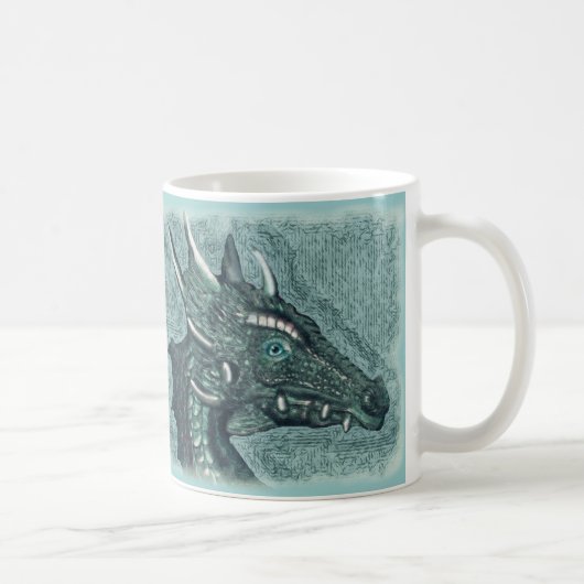 Graelle the Magical She Dragon Fantasy Art Kaffeetasse (Rechts)