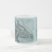 Graelle the Magical She Dragon Fantasy Art Mattglastasse (Vorderseite Links)