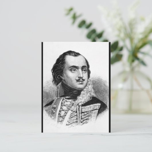Graf Casimir Pulaski. CopyWar-Image Postkarte (Stehend Vorderseite)
