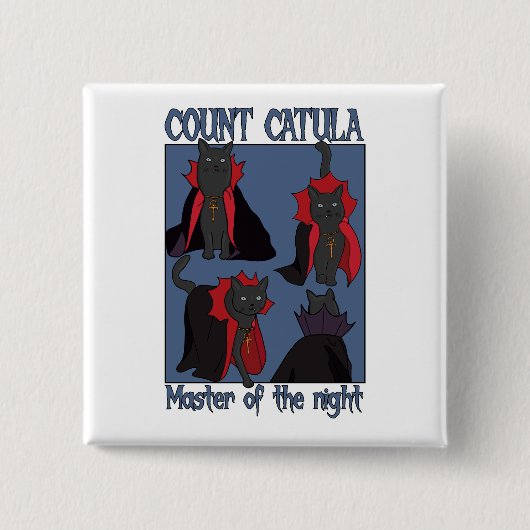 Graf Catula Herr der Nacht Button (Vorderseite)