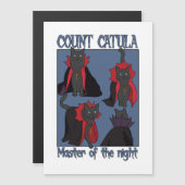Graf Catula Herr der Nacht Magnetkarte (Vorne/Hinten)