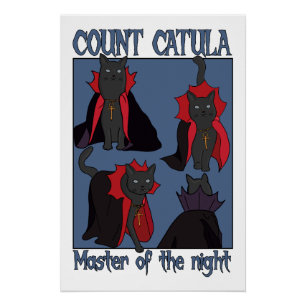 Graf Catula Herr der Nacht Poster