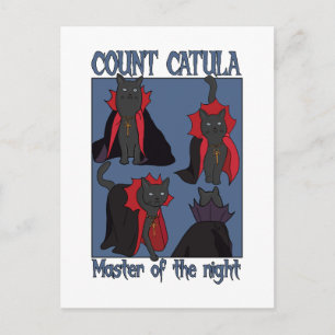 Graf Catula Herr der Nacht Postkarte