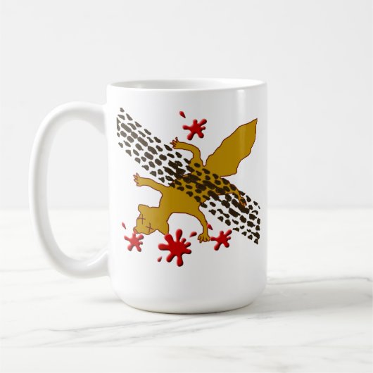 Graf das tote Eichhörnchen Kaffeetasse (Links)