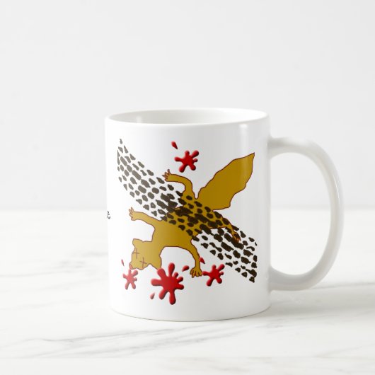 Graf das tote Eichhörnchen Kaffeetasse (Rechts)