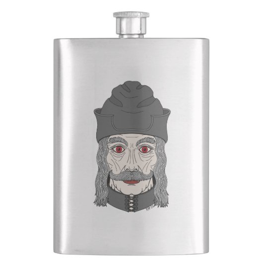 Graf Dracula 2026 Flachmann (Vorderseite)