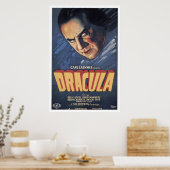 Graf Dracula - Bela Lugosi 1931 Poster (Küche)
