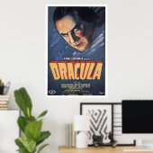 Graf Dracula - Bela Lugosi 1931 Poster (Heimbüro)