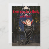 Graf Dracula Castle Vampire Halloween Einladung (Vorderseite)