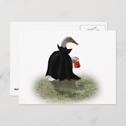 Graf Duckula ist unterwegs! Postkarte (Vorne/Hinten)