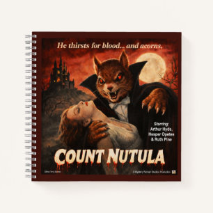 Graf Nutula Retro-Film-Parodie Notizblock