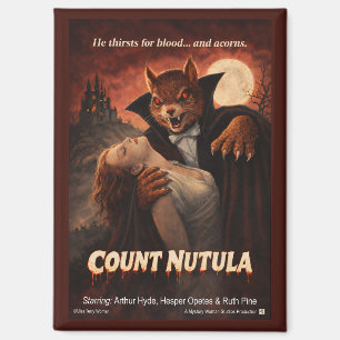 Graf Nutula Retro-Filmparodie Magnet