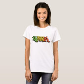 Graf Rasta Shirt mit Reggae-Farben (Vorne ganz)